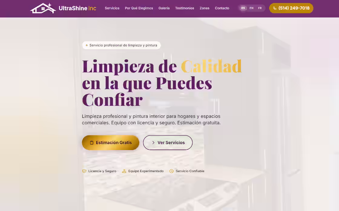 UltraShine Inc. project preview