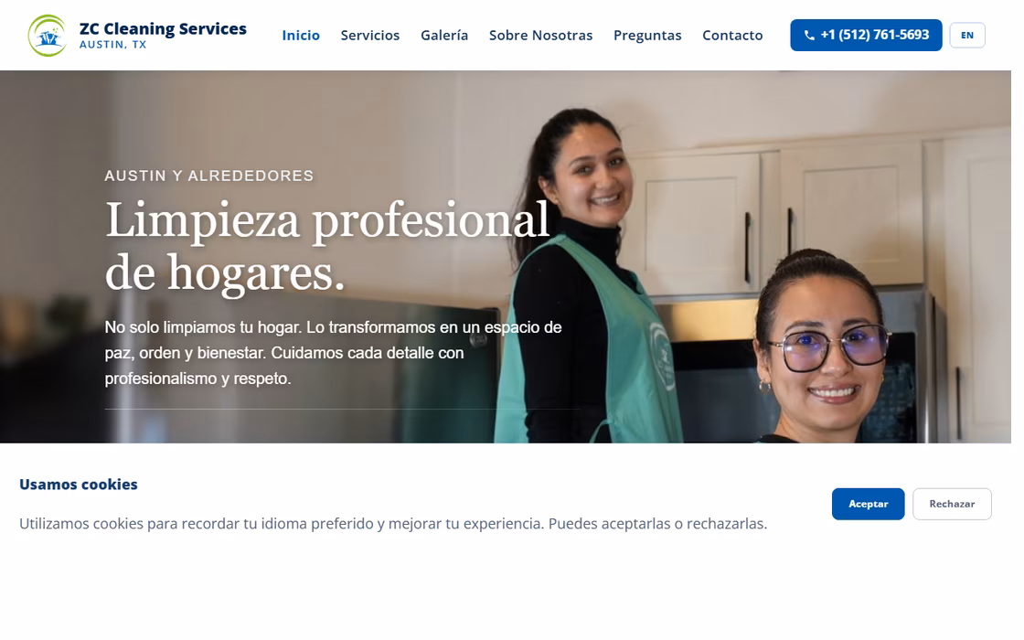 ZC Cleaning Services project preview